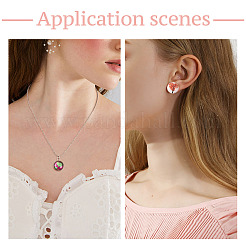 24шт 12 стиля стеклянный кабошон&nbsp;GLAA-TA0001-71