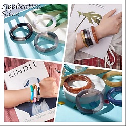 Акриловые бусины&nbsp;X-MACR-S372-001B-04