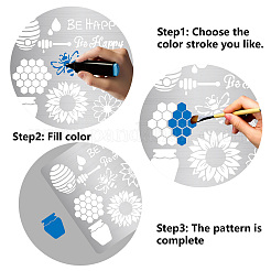 Трафареты для штампов из нержавеющей стали DIY-WH0238-095