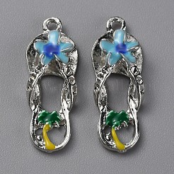 Подвески из эмали и сплава&nbsp;FIND-WH0129-39C