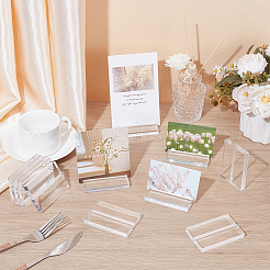 2 porte-cartes de visite en acrylique&nbsp;DIY-WA0001-22