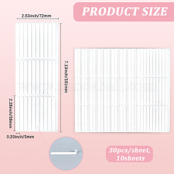 10 лист прямоугольной двусторонней клейкой ленты для накладных ногтей MRMJ-SP0001-03