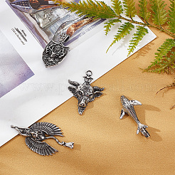 4 шт. 4 больших подвески из нержавеющей стали 304&nbsp;STAS-DC0006-21