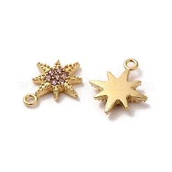 Подвески из нержавеющей стали 304 со стразами&nbsp;STAS-L022-304G-02