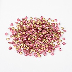 Zurück plattiert Klasse A Diamant Glas wies Strass&nbsp;LS-RGLA-SS16-024