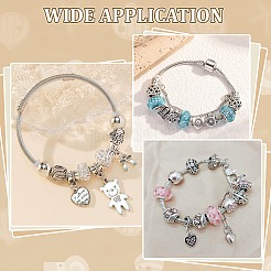 130шт 13 стиля европейские бусины из сплава в тибетском стиле MPDL-ME0001-02