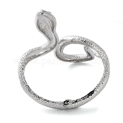 Открытые браслеты из сплава для женщин BJEW-K253-01P