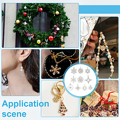 60шт 10 стиля подвески из сплава со стразами&nbsp;FIND-PH0028-36S