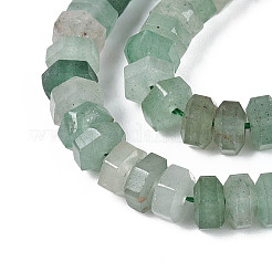 Естественный зеленый авантюрин бисер нитей&nbsp;G-N357-14A-09