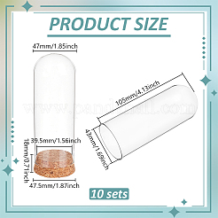 Стеклянный купол 10 шт.&nbsp;AJEW-BC0008-80