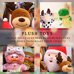 Пластиковые глаза куклы DIY-PH0023-02