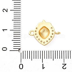 Латунные микропаве прозрачные кубические цирконии фруктовые соединители подвески KK-I276-15P-B02