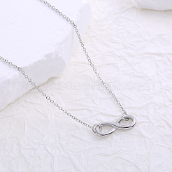 Ожерелья с подвеской бесконечность из нержавеющей стали для женщин PV3889
