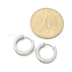 Pendientes de aro de acero inoxidable 304 para mujer&nbsp;EJEW-C096-62P
