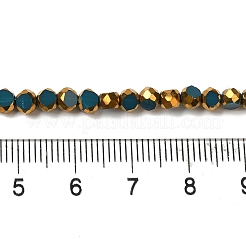 Chapelets de perles en verre électroplaqué&nbsp;EGLA-P061-01A-04