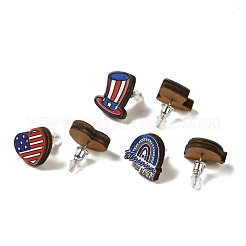 Комплект украшений из деревянных серег&nbsp;SJEW-K002-03