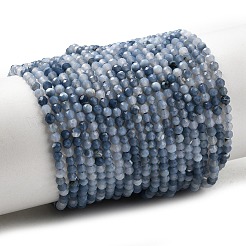 Natürliche blaue Opal Perlen Stränge&nbsp;G-P603-C-2mm-04