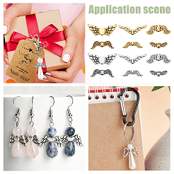 120шт 12 стиля бусины из сплава в тибетском стиле TIBEB-WR0001-02