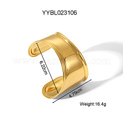 Elegante Armreifen aus 304 Edelstahl im romanischen Stil für Damen&nbsp;EC3199-1