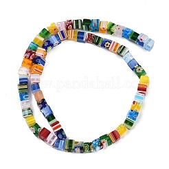 Ручной работы стеклянная бусина тысячецветник нитей LAMP-H-057-02K