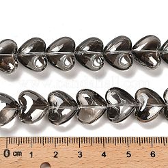 Стеклянные бусины с гальваническим покрытием &nbsp;X-EGLA-B008-01A-PL02