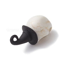 Подвески из синтетической бирюзы на Хэллоуин&nbsp;PALLOY-JF02628-02