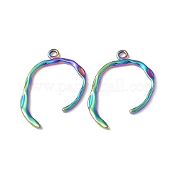 Pendentifs en acier inoxydable 304 avec placage ionique (IP)&nbsp;STAS-C066-22M