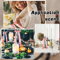 16 шт. бабочка полиэстеровая одежда аксессуары для подсвечника&nbsp;HJEW-HY00138