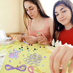 Наборы для изготовления брелоков из акриловых бусин своими руками DIY-CA0007-12