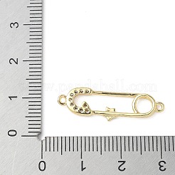 Ciondoli connettore in ottone micro pavé di zirconi cubici&nbsp;LS-KK-Q091-03G