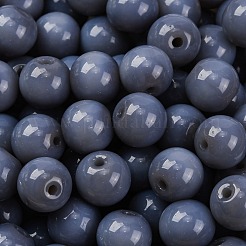 Непрозрачные цветные стеклянные бусины&nbsp;SEED-Z004-P8MM-09