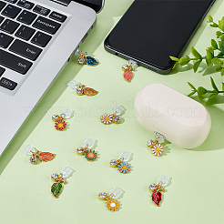 12 шт. 2 стиля пластиковых мобильных пылезащитных заглушек HJEW-OC00188