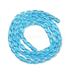 Прозрачные стеклянные бусины GLAA-Z018-C23