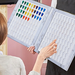 Бумага с пластиковыми накладными ногтями для практики&nbsp;MRMJ-FH0001-57