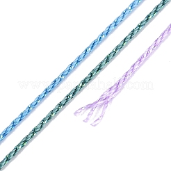 5 rollo de cuerdas de nailon trenzadas de 9 cabos con hilo metálico&nbsp;OCOR-Q062-01B