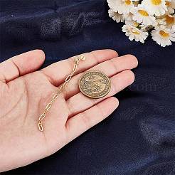 1шт 925 удлинитель цепи из стерлингового серебра&nbsp;STER-BC0002-62G