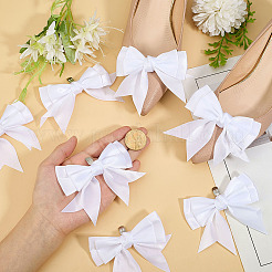 12 шт. полиэстеровые пряжки для обуви с бантом&nbsp;HJEW-HY00142