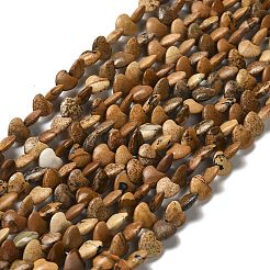 Естественного изображения яшмы бисер нитей G-P575-C08-6mm