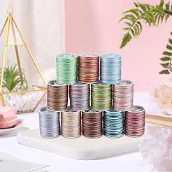 12 рулон 12 цвета полиэфирного шнура OCOR-CY0002-43A