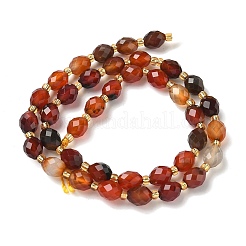 Природного сердолика нитей бисера&nbsp;G-F809-A52-01