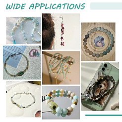 Натуральный матовый цветок амазонит круглые бусины&nbsp;G-NB0005-34C