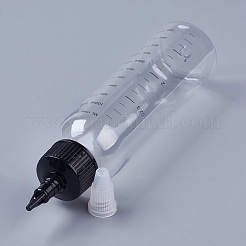 Bouteille vide en plastique transparent pour animaux de compagnie&nbsp;X-TOOL-WH0090-02B