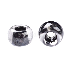 TOHOラウンドシードビーズ  日本製シードビーズ  （344)内側カラークリスタル/ブラック  8/0  3mm  穴：1mm  約222PCS /ボトル  10 G /ボトル&nbsp;SEED-JPTR08-0344