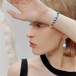 54шт 9 цвета ручной работы сглаз бусины лэмпворк LAMP-TA0001-57