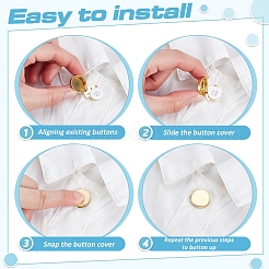 Supports des boutons plats ronds en laiton&nbsp;BUTT-WH0030-73C