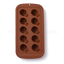 Силиконовые Молды для пищевых продуктов в форме черепа на хэллоуин&nbsp;DIY-H126-01