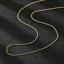 Ожерелья из латунной шариковой цепи&nbsp;X-MAK-L009-06G