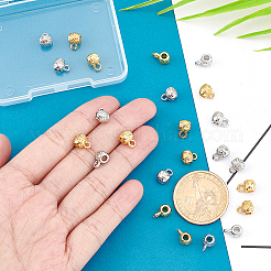 24 шт. 4-х стилевые латунные трубчатые скобы для крепления на стойке KK-PH0004-91