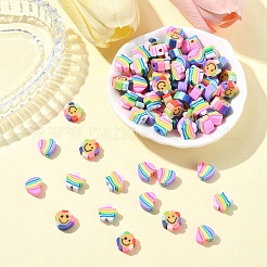 90шт 3 стиля ручной работы бусины из полимерной глины&nbsp;CLAY-YW0002-37