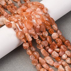Природного кварца клубники нитей бисера G-P497-01C-42